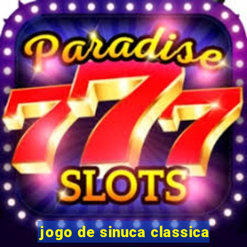 jogo de sinuca classica